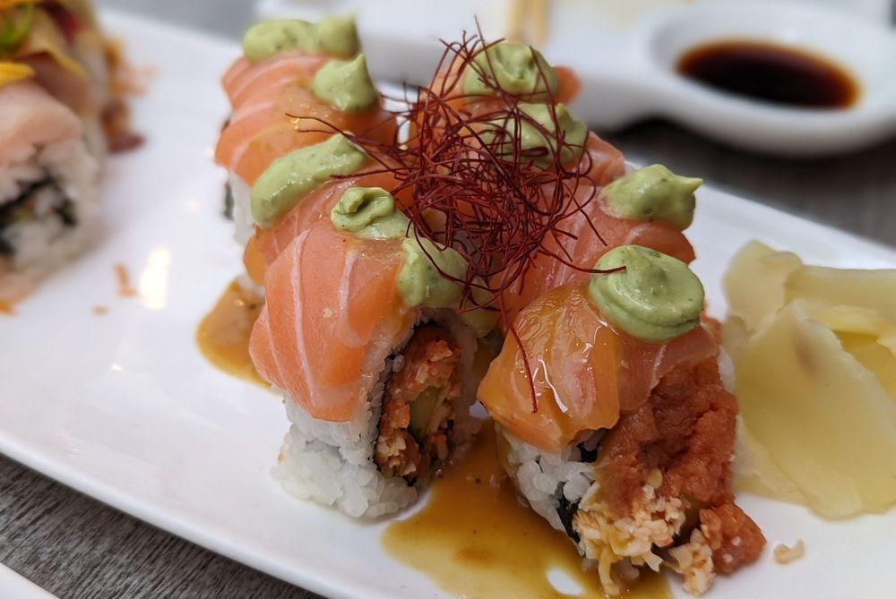 Top 3 Restaurants in the bay area: Under the Sea Roll from Sushi Confidential San Jose